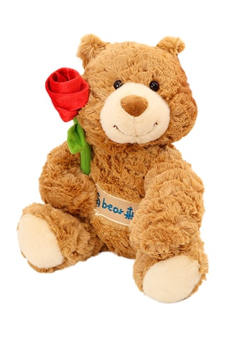 Peluche ours - Marron - 28 x 25 cm