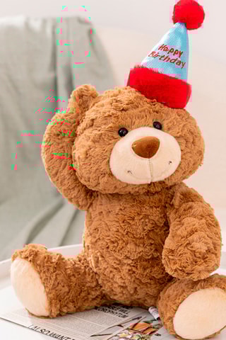 Peluche ours - Marron - 40 x 28 cm