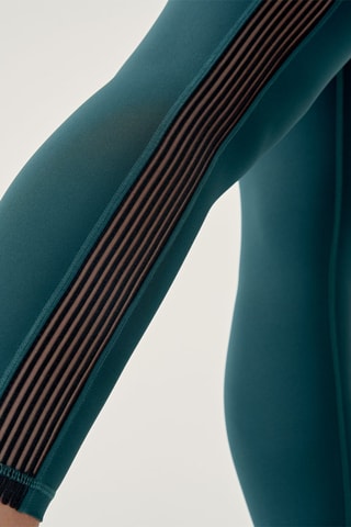 Leggings de compressão cintura subida Sakra Azul-pato