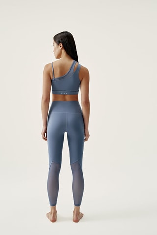 Leggings de cintura subida Karma Azul-celeste