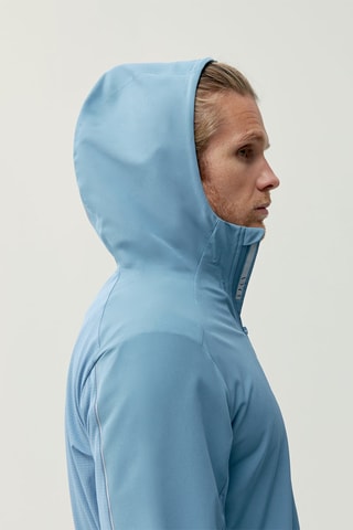 Corta-vento com capuz Sittang - Azul