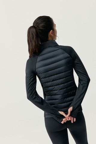 Casaco bi-matéria Amur - Preto