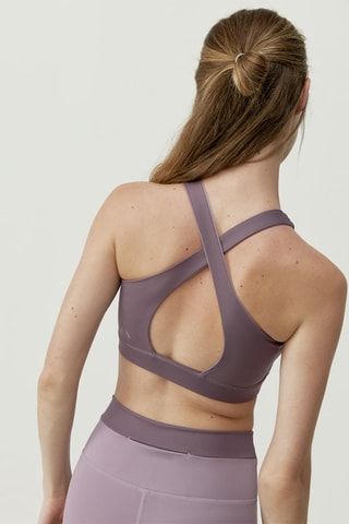 Soutien desportivo reversível Fiorella - Malva-claro e cinzento