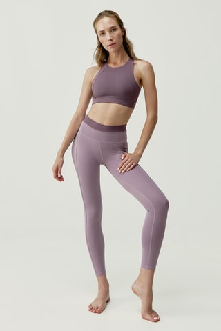 Soutien desportivo reversível Fiorella - Malva-claro e cinzento