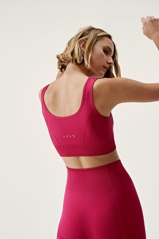 Soutien desportivo push-up Viparita Fúcsia