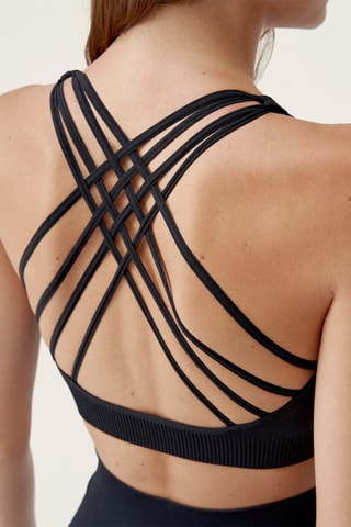 Soutien desportivo push-up Apamala Preto