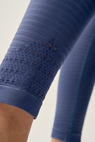 Leggings 7/8 de cintura subida Hatha Azul