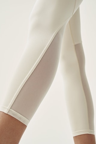 Leggings de cintura subida Karma Marfim