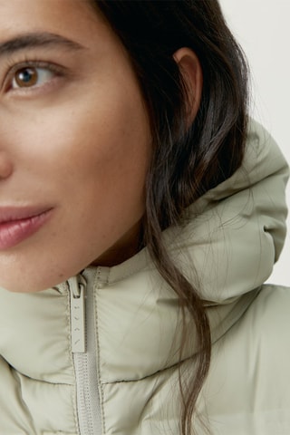 Colete acolchoado comprido Tarik - Verde-claro