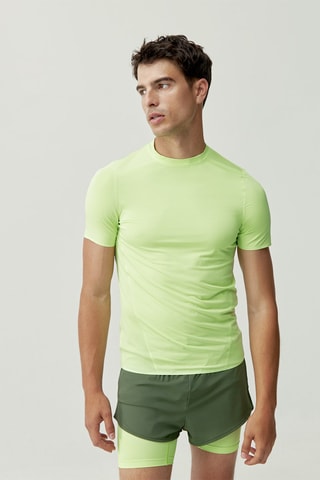T-shirt Chad -  Amarelo-fluorescente