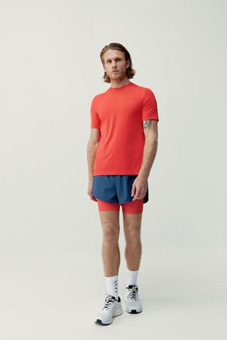 Calções Ontario - Azul e coral