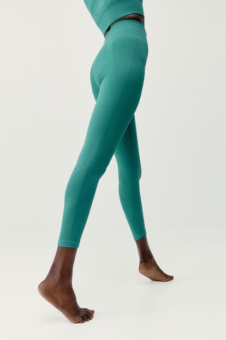 Leggings 7/8 de cintura alta Alana - Verde-claro
