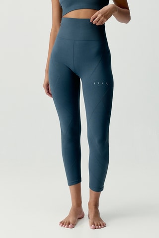 Leggings 7/8 de cintura alta Ambra - Cinzento-escuro