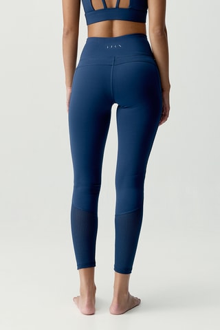 Leggings cintura subida Asha - Azul-marinho