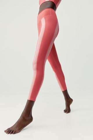 Leggings 7/8 de cintura alta Bindi - Rosa