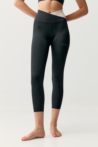 Leggings 7/8 de cintura alta Cleo - Preto
