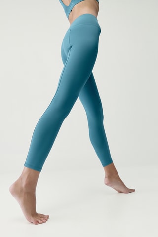 Leggings de cintura alta Devi - Azul-pato