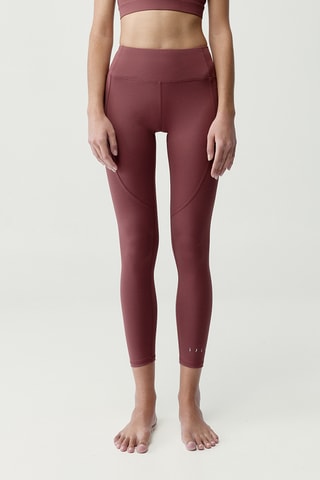 Leggings de cintura alta Devi - Bordô