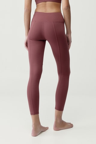 Leggings de cintura alta Devi - Bordô