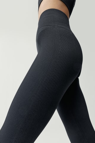 Leggings de cintura alta Idara - Preto