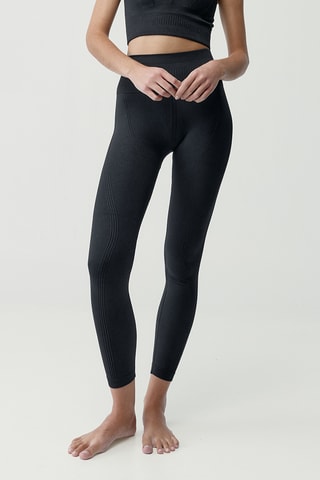 Leggings de cintura alta Kamay - Preto