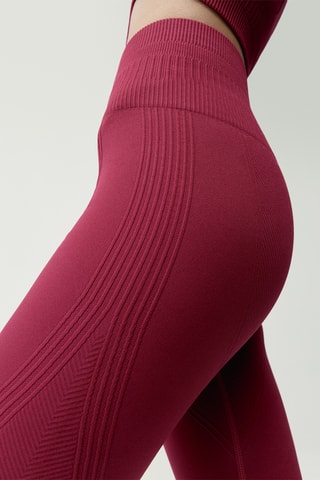 Leggings de cintura alta Kamay - Vermelho