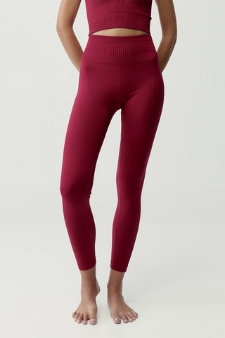 Leggings de cintura alta Kamay - Vermelho
