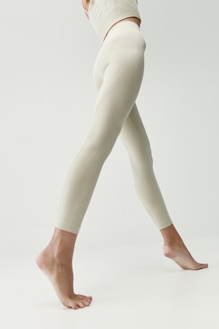 Leggings de cintura alta Kamay - Cru