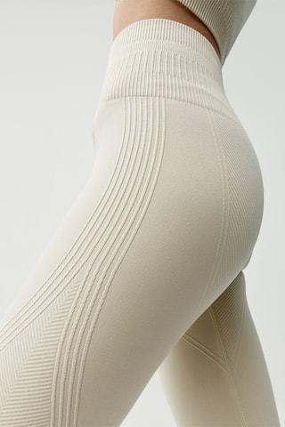 Leggings de cintura alta Kamay - Cru