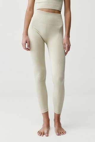 Leggings de cintura alta Kamay - Cru