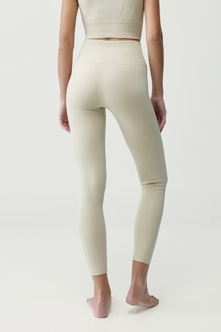 Leggings de cintura alta Kamay - Cru