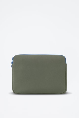 Capa de proteção de computador portátil Born Case - Caqui e azul-cobalto