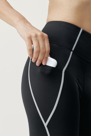 Leggings de cintura alta Luna - Preto