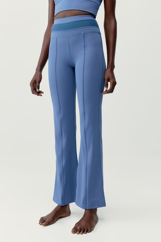 Leggings de ioga de cintura alta Maeva - Azul-claro