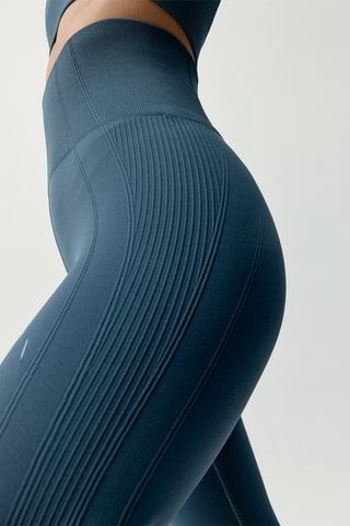 Leggings de cintura alta Nilay - Azul-acinzentado