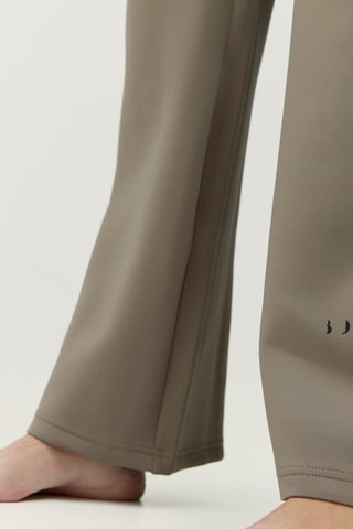 Calças direitos Kioko - Castanho