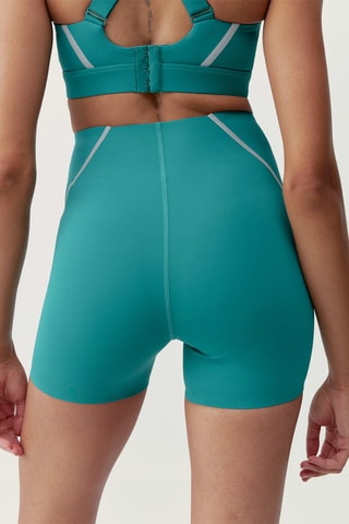 Calções ciclista Luna - Verde-claro