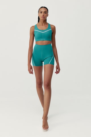 Calções ciclista Luna - Verde-claro