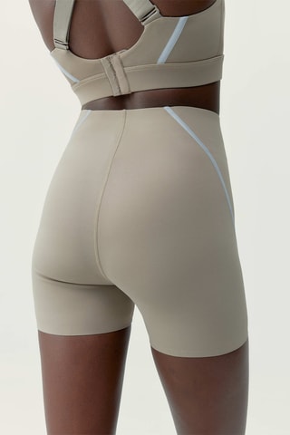 Calções ciclista Luna - Bege