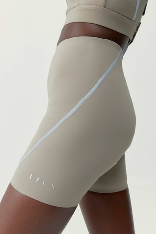 Calções ciclista Luna - Bege