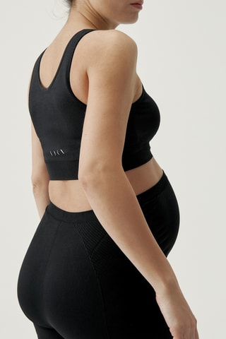 Calções ciclista de maternidade Mere - Preto