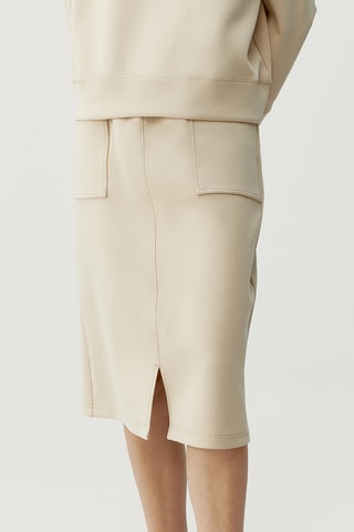 Saia direita Maia - Bege