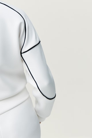 Sweat Agda - Branco e preto