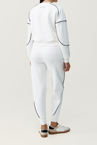 Sweat Agda - Branco e preto