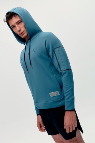 Sweat com capuz Amur - Azul-acinzentado