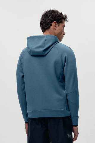 Sweat com capuz Amur - Azul-acinzentado