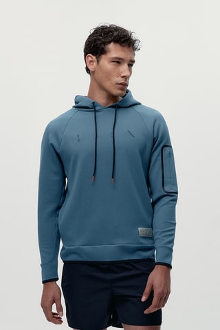 Sweat com capuz Amur - Azul-acinzentado