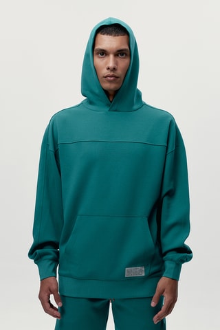 Sweat com capuz Halong - Verde-esmeralda