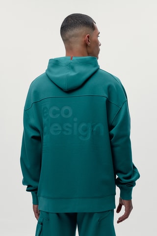 Sweat com capuz Halong - Verde-esmeralda