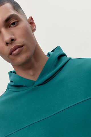 Sweat com capuz Halong - Verde-esmeralda